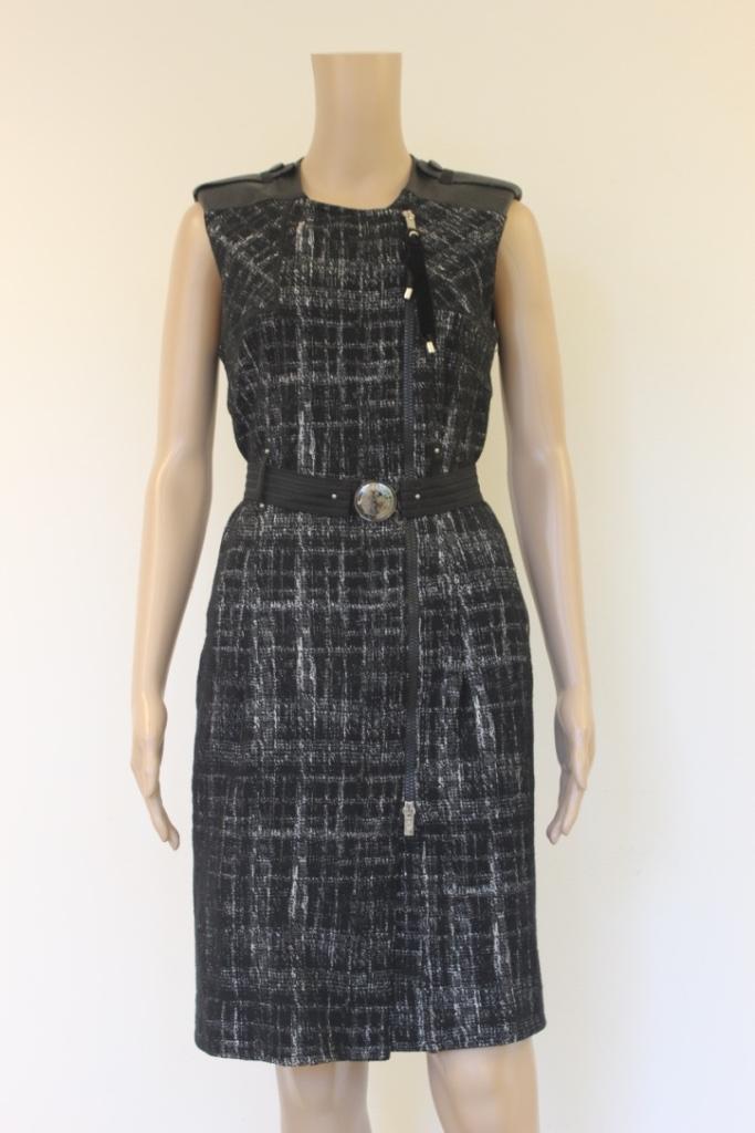 High zwart/wit jurkje maat 36, Kleding | Dames, Jurken, Zo goed als nieuw, Maat 36 (S), Wit, Boven de knie, Ophalen of Verzenden