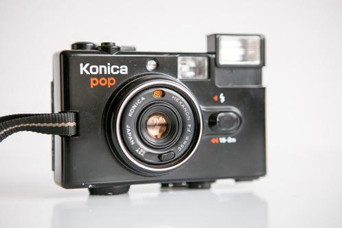 Konica Pop Analoge Point and Shoot Camera, Audio, Tv en Foto, Fotocamera's Analoog, Gebruikt, Compact, Konica, Ophalen of Verzenden