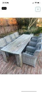 8 tuinstoelen gratis, Tuin en Terras, Tuinstoelen, Ophalen, Gebruikt, Kunststof