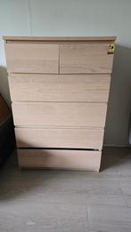 Malm ladekast 6 lades, Huis en Inrichting, Kasten | Ladekasten, Ophalen, Gebruikt, 5 laden of meer, 100 tot 150 cm