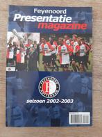 Feyenoord Presentatie magazine 2002-2003, Ophalen of Verzenden, Gebruikt, Feyenoord, Boek of Tijdschrift