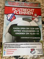 Officiële poster affiche fc Utrecht (35), Verzamelen, Sportartikelen en Voetbal, F.C. Utrecht, Ophalen of Verzenden, Zo goed als nieuw