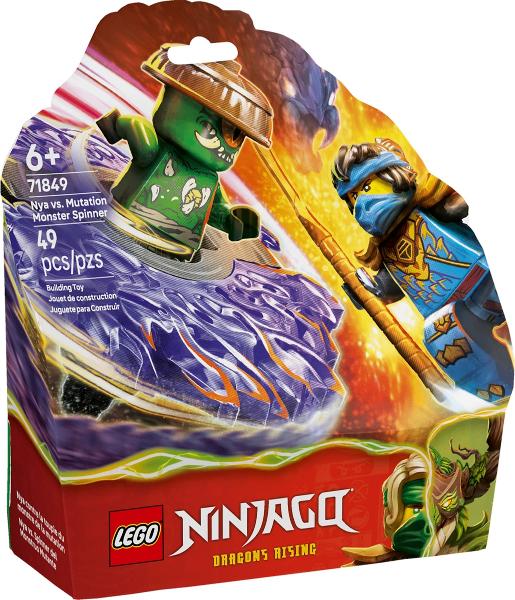 Lego Ninjago set 71849 Nya vs. mutatiemonster in spinner, Ophalen of Verzenden, Nieuw, Complete set, Lego
