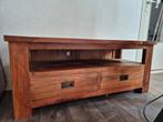 Teakhouten TV Meubel - 120x50x50 cm, Ophalen, Gebruikt, 100 tot 150 cm, Teakhout