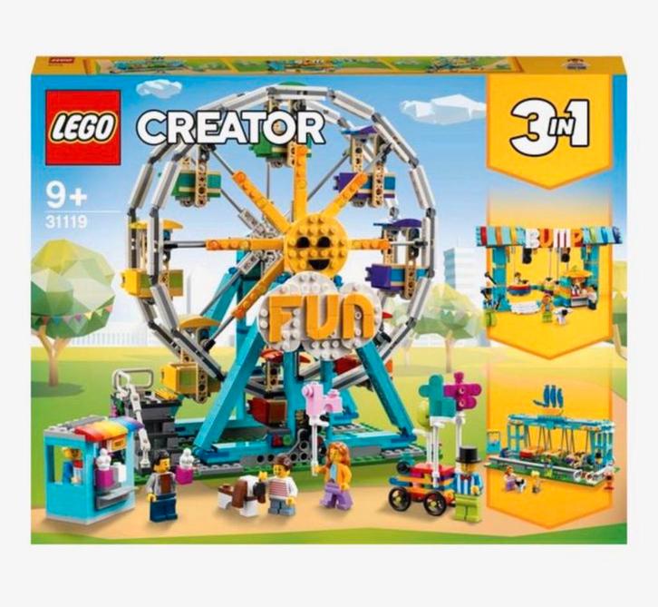 Lego Reuzenrad 31119 Nieuw, Kinderen en Baby's, Speelgoed | Duplo en Lego, Nieuw, Lego, Complete set, Ophalen of Verzenden