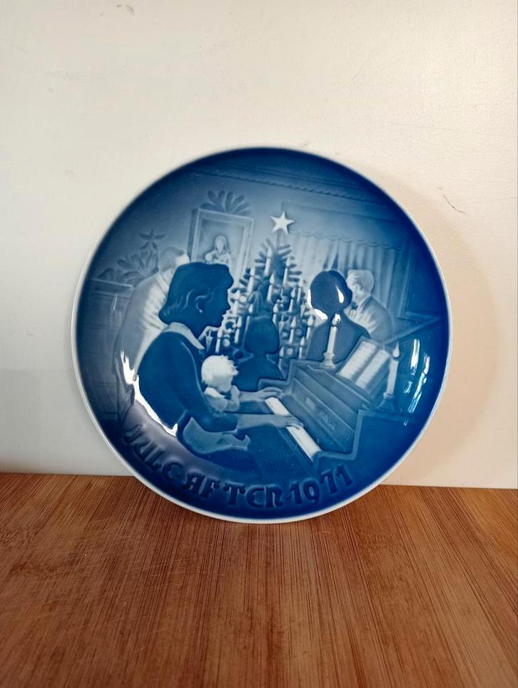 Bing & Grondahl Kerstplaat 1971, Antiek en Kunst, Antiek | Wandborden en Tegels, Ophalen of Verzenden