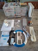 Nintendo Wii, Spelcomputers en Games, Ophalen of Verzenden, Gebruikt, Met 1 controller, Met games
