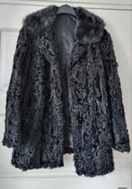Mooie zwarte Persianer Astrakan bontjas mt 38- 40 kleine 42, Kleding | Dames, Jassen | Winter, Ophalen of Verzenden, Zo goed als nieuw