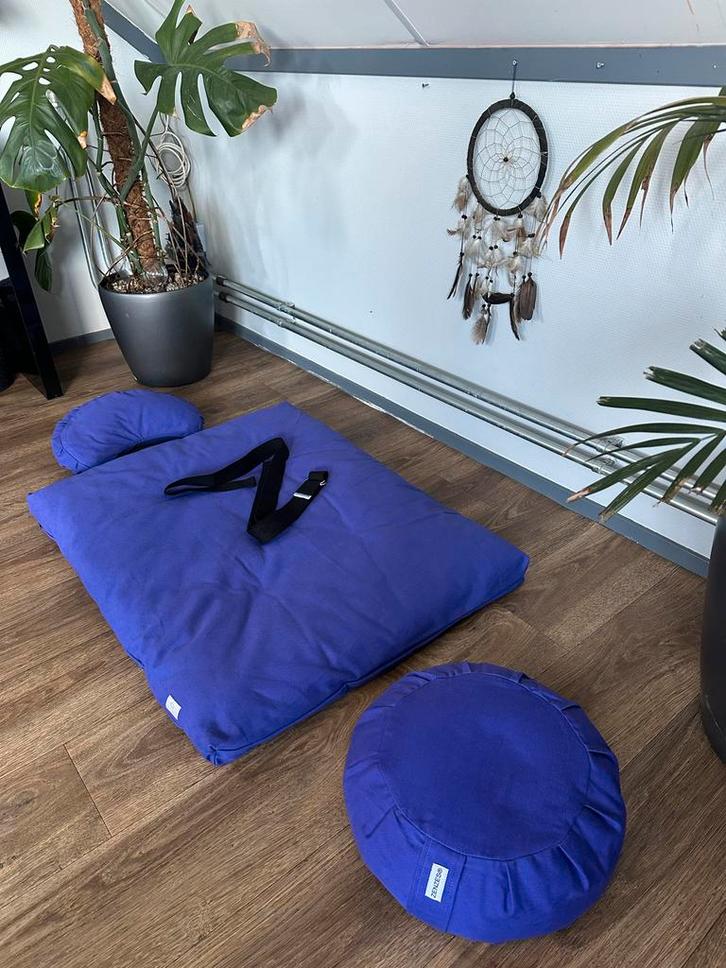 ZenZes Yoga & Meditatie Set - Paars, Sport en Fitness, Fitnessmaterialen, Nieuw, Overige typen, Ophalen of Verzenden