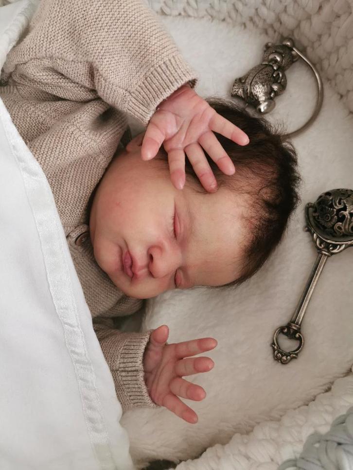 Reborn baby boy 💙Max 💙, Verzamelen, Poppen, Nieuw, Babypop, Levensecht of Reborn, Ophalen of Verzenden