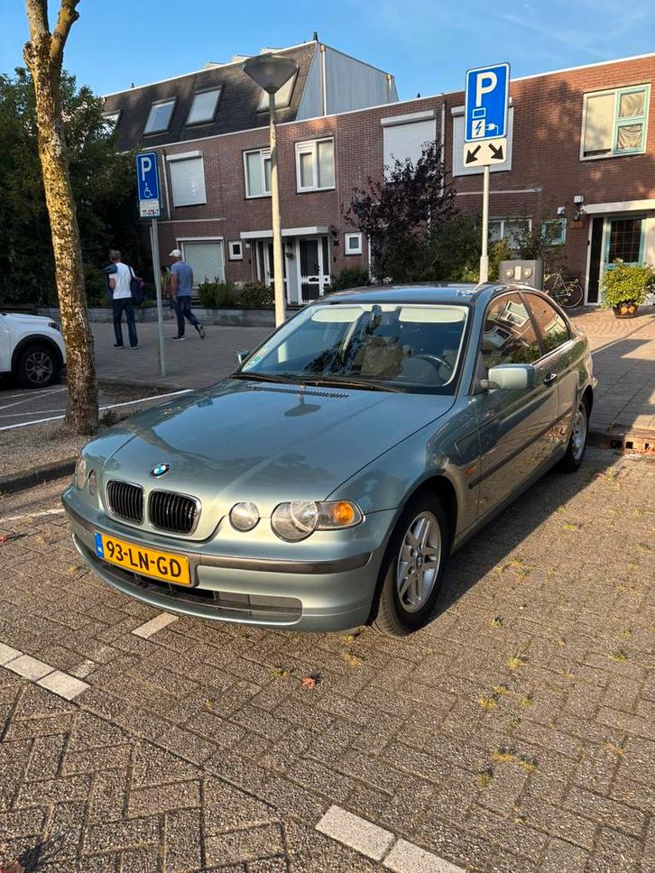 BMW 3-Serie 1.8 TI 316 Compact 2003 Groen, Auto's, BMW, Particulier, 3-Serie, Benzine, C, Hatchback, Handgeschakeld, Origineel Nederlands