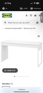 Micke bureau Ikea wit, Huis en Inrichting, Bureaus, Ophalen