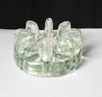 vintage glazen theelichthouder van Georgshütte, Ophalen of Verzenden