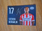 Spelerskaart 10x15 cm; Steven Bergwijn - PSV / Ajax, Nieuw, PSV, Spelerskaart, Verzenden