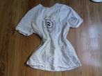 Dames Tshirt merk Distrikt Mt38, Maat 38/40 (M), Verzenden, Wit, Zo goed als nieuw
