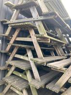 Picknicktafels van 1,50 tot 3meter en kinderpicknicktafels, Ophalen, Zo goed als nieuw, Rechthoekig, Hout