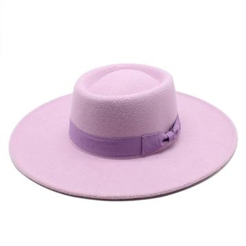 Paarse fedora (hoed dames heren winter jazz retro panama) beschikbaar voor biedingen