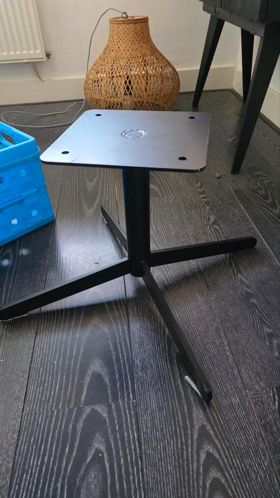 6 Draaibare Stoelvoeten - Zware Kwaliteit, Huis en Inrichting, Stoelen, Zo goed als nieuw, Eén, Metaal, Zwart, Ophalen