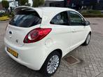 Ford Ka 1.2 51KW 2009 Wit, Auto's, Voorwielaandrijving, Stof, 4 cilinders, 4 stoelen