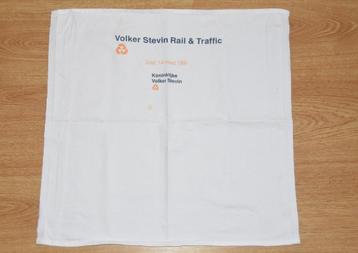 Damasten servet Volker Stevin Rail & Traffic 14-3-1997 beschikbaar voor biedingen
