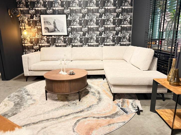 OPRUIMING! Bank MONZA | 3 zits + lounge luxe | MOET WEG!, Huis en Inrichting, Banken | Bankstellen, Zo goed als nieuw, Hoekbank