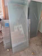 39x Diverse Glasplaten - Draadglas - Verschillende Maten, Ophalen, Gebruikt, Minder dan 80 cm, 120 tot 160 cm