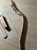 Houten Pijl en Boog Set met 5 Pijlen, Sport en Fitness, Handboogschieten, Ophalen of Verzenden, Zo goed als nieuw