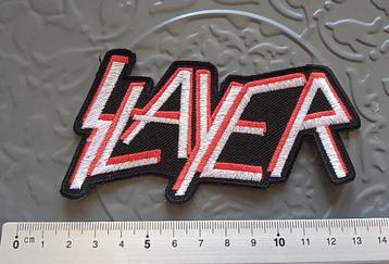 Slayer  vrij mooie shaped logo patch 46 beschikbaar voor biedingen