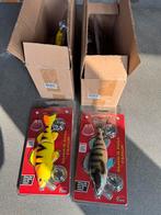 6x dam effzett slide n roll perch 18cm 80gr, Haak, Nieuw, Ophalen of Verzenden, Info