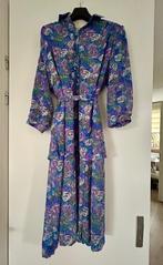 Vintage jurk inclusief 2 riemen in dezelfde stof, Kleding | Dames, Ophalen, Maat 46/48 (XL) of groter, Derofa, Zo goed als nieuw