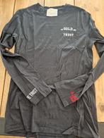 In Gold We Trust longsleeve, Ophalen of Verzenden, Zo goed als nieuw, Blauw