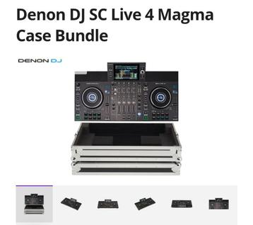 Denon DJ SC Live 4 + Magma Case - Zgan factuur aanw. beschikbaar voor biedingen