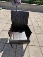 Eetkamer stoelen, Ophalen, Bruin, Leer, Zo goed als nieuw