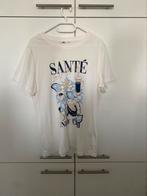 Wit t-shirt met korte mouw print Santé Sunday Club WE - 2XL, Kleding | Dames, Overige kleuren, WE, Maat 46/48 (XL) of groter, Ophalen of Verzenden
