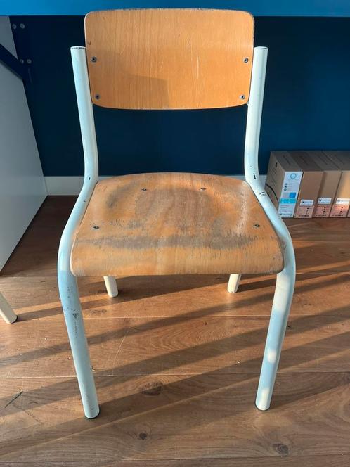 Vintage houten kinderstoel, Kinderen en Baby's, Kinderkamer | Tafels en Stoelen, Gebruikt, Stoel(en), Ophalen