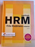 Leerboek HRM, Boeken, Verzenden, Nieuw, HBO, Frits Kluijtmans