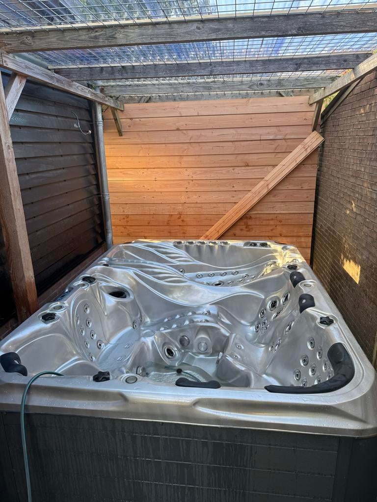 Jacuzzi Ecstatic 7 persoons - Topconditie!, Ophalen, Afdekzeil, Zo goed als nieuw, Inbouw