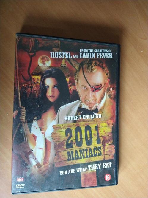 DVD 2001 Maniacs, Cd's en Dvd's, Dvd's | Horror, Zo goed als nieuw, Overige genres, Vanaf 16 jaar, Ophalen of Verzenden