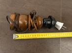 Schemlamp hout grote fitting E27, Ophalen of Verzenden