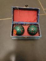 Chinese Baoding Ballen met Doos, Ophalen of Verzenden