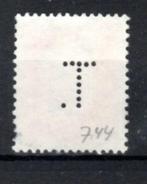NEDERLAND : 1937 : Perfin &@  T.  @& on Y.211 ( 30c. )., Ophalen of Verzenden, Na 1940, Gestempeld