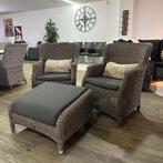 4 Seasons Outdoor (4SO) Tuinset Incl. 6 Stoelen + Voetenbank, Tuin en Terras, Tuinsets en Loungesets, Verzenden, ., Zo goed als nieuw