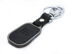 Fiat Sleutelhanger | Leer, Metaal | Karabijnsluiting | Fiat, Ophalen of Verzenden, Nieuw, Merk