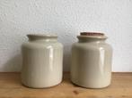 Franse brocante Gres mosterdpot., Antiek en Kunst, Ophalen of Verzenden