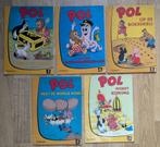 5 stuks Pol Stripboeken, de nummers 3, 6, 8, 9 en 15., Meerdere stripboeken, Ophalen of Verzenden, Gelezen, Hansen
