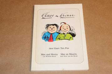 Klaos en Krizze — Groningse Max en Moritz [1865] beschikbaar voor biedingen