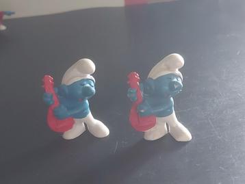 Smurf met luit (rood) beschikbaar voor biedingen