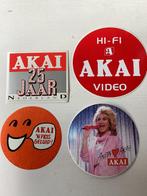 Setje stickers AKAI, Verzamelen, Stickers, Merk, Zo goed als nieuw, Verzenden