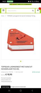 Lasmagneet met aan/uit knop - Nieuw in doos, Doe-het-zelf en Verbouw, Gereedschap | Lasapparaten, Ophalen of Verzenden, Nieuw