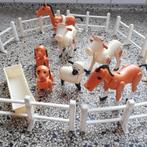 Fisher price vintage boerderij dieren hond paard schaap koe, Overige typen, Gebruikt, Ophalen of Verzenden